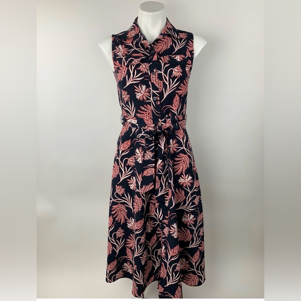 Long dress, floral，banana Republic